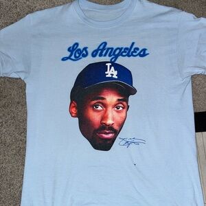 Kobe Bryant, LA Dodgers, T-shirt, and urban outfitters x new era, LA Dodgers hat